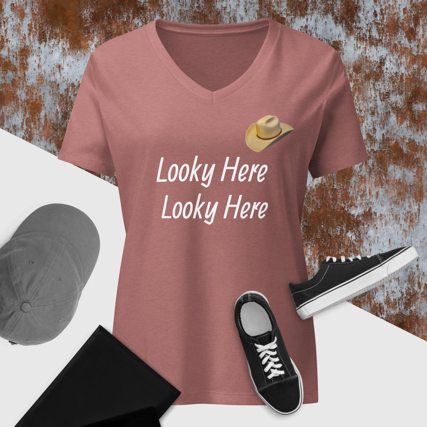Women’s relaxed v-neck t-shirt