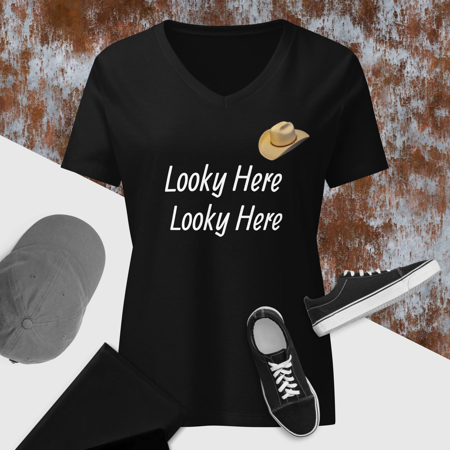 Women’s relaxed v-neck t-shirt